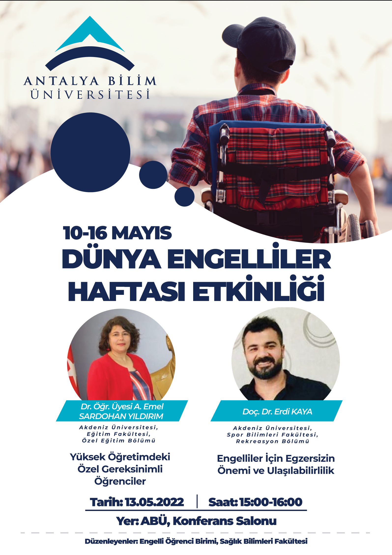 10-16 Mayıs Dünya Engelliler Haftası