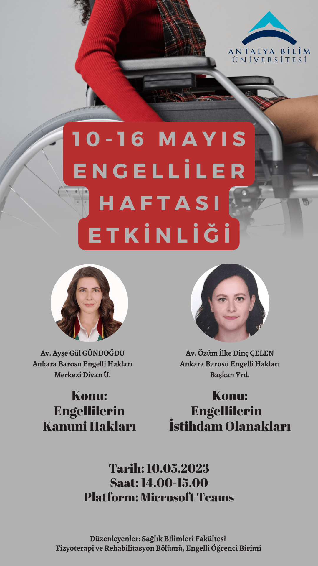 10-16 Mayıs Engelliler Haftası Etkinliği