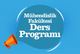 2024-2025 Mühendislik ve Doğa Bilimleri Fakültesi Güz Dönemi Ders Programı