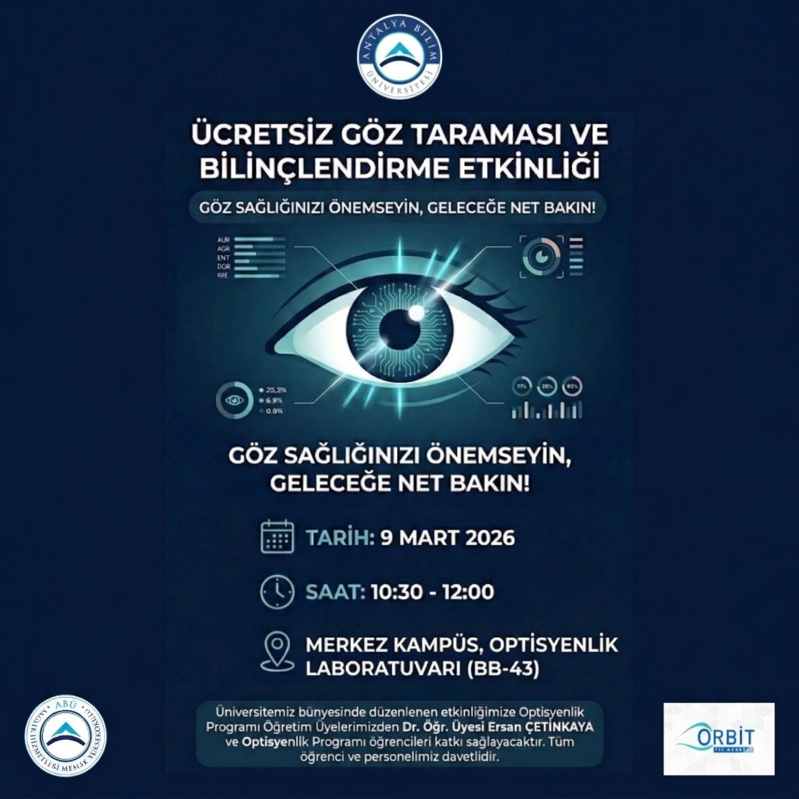 Göz Sağlığınızı Önemseyin, Geleceğe Net Bakın