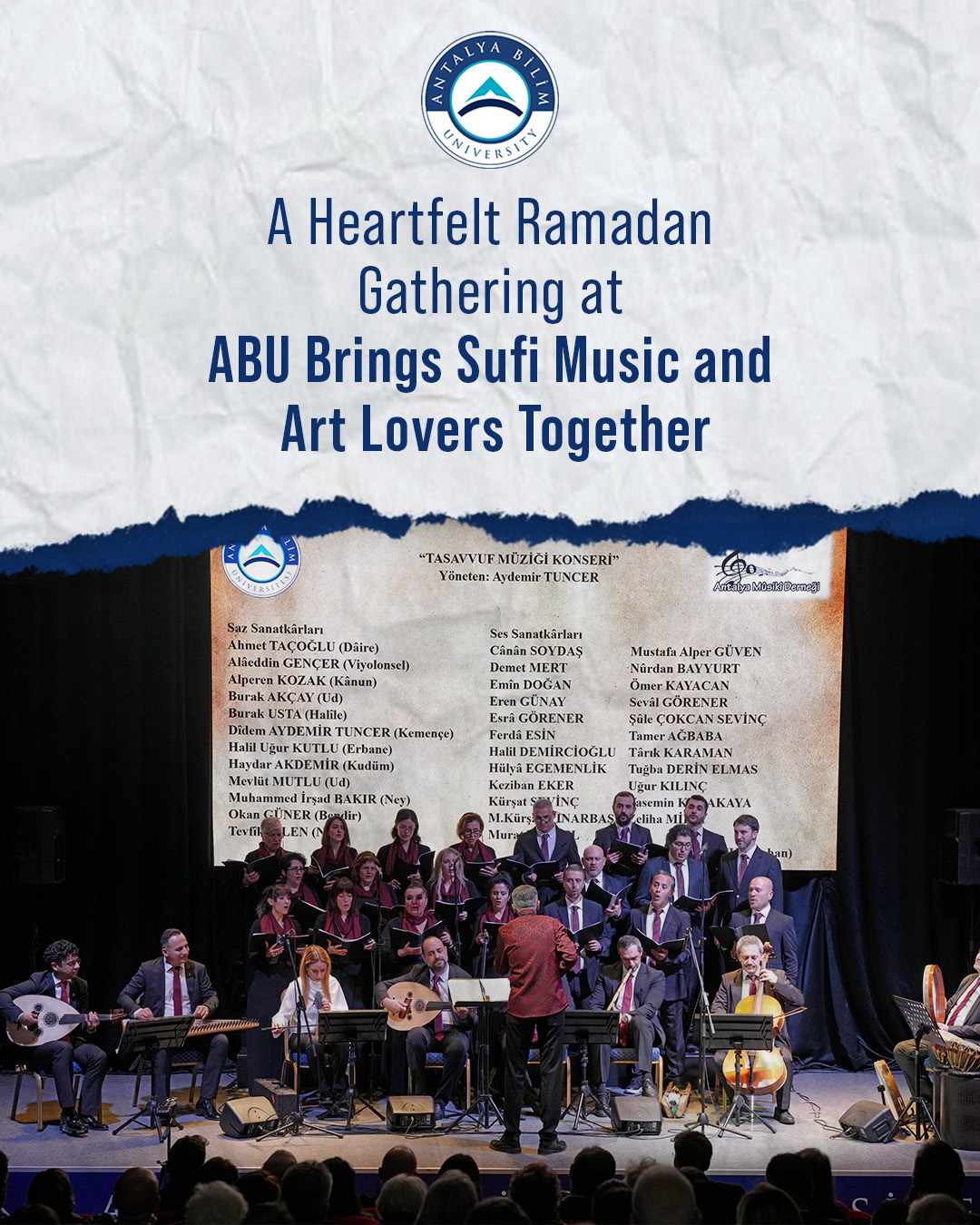 A Heartfelt Ramadan Gathering at ABU Brings Sufi Music and Art Lovers Together