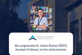 Academic Achievement of Asst. Prof. Dr. Hatice Reyhan ÖZİYCİ 