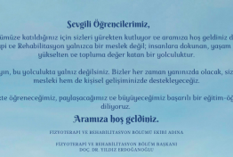 Ailemize hoş geldiniz!