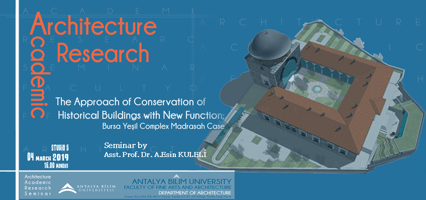 ARCHITECTURE ACADEMIC RESEARCH SEMINARS III