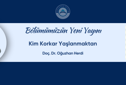 Bölümümüzün Yeni Yayını