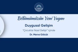 Bölümümüzün Yeni Yayını