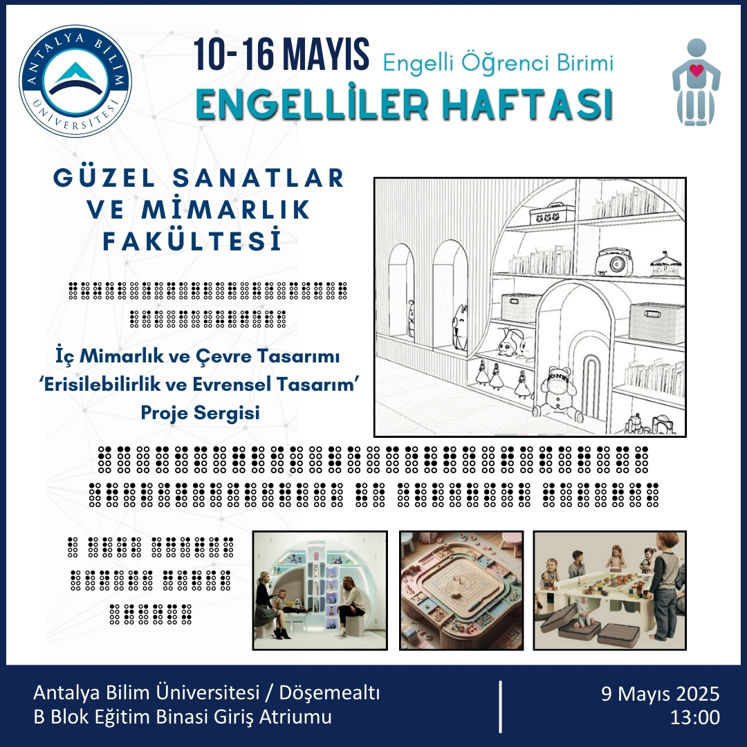 Engelsiz Yaşam İçin Tasarım: Human Factors ve Universal Design Poster Sergisi