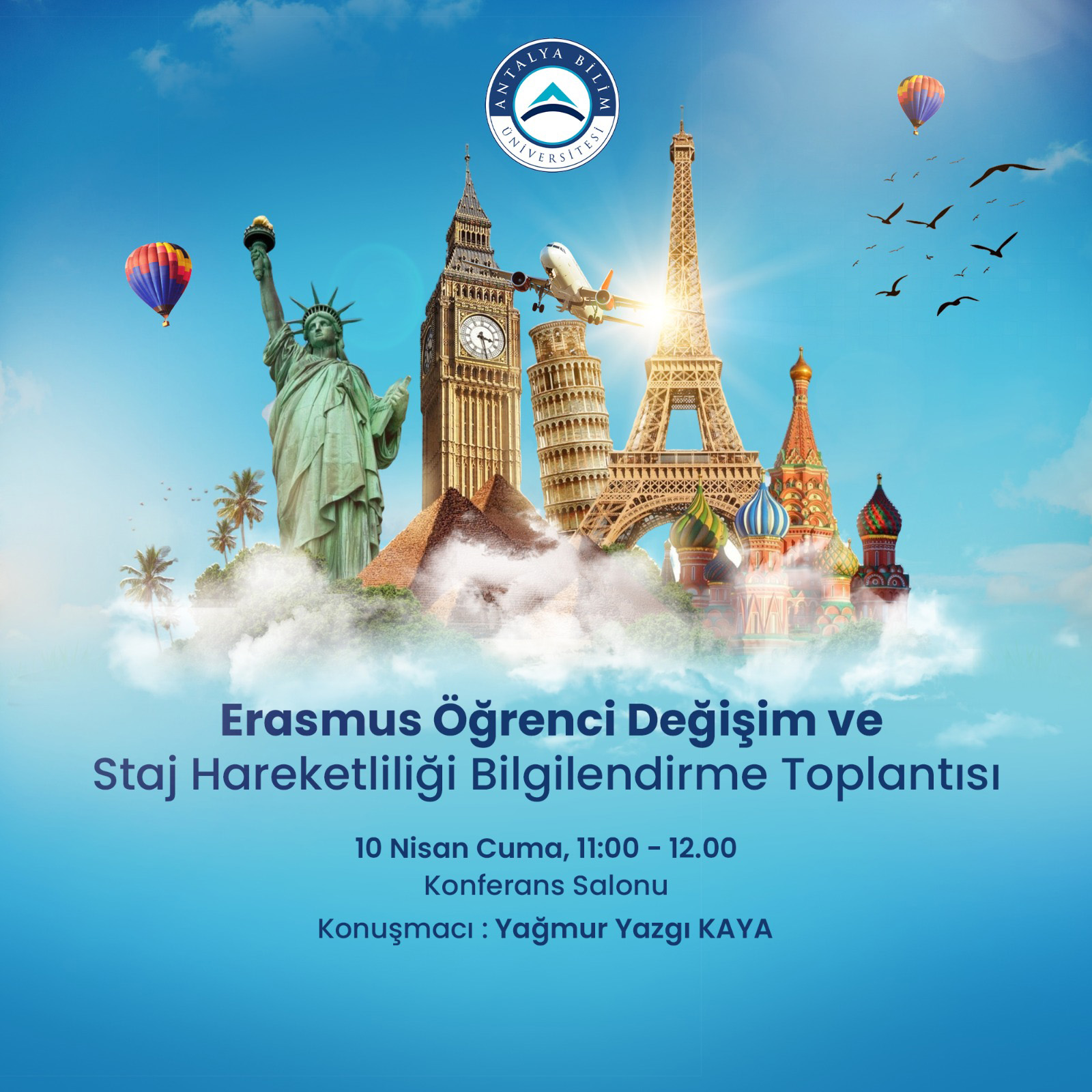 Erasmus Öğrenci Değişim ve Staj Hareketliliği Bilgilendirme Toplantısı