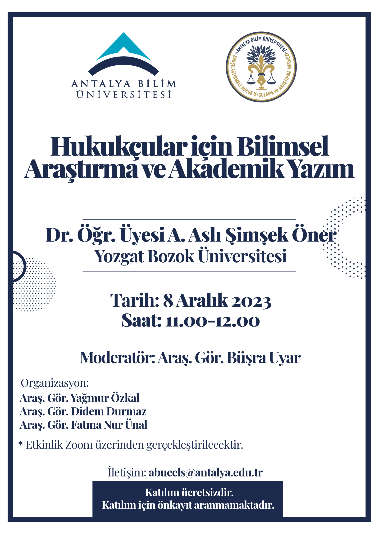 Hukukçular için Bilimsel Araştırma ve Akademik Yazım