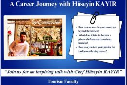 Inspiring Gastronomy Career Talk with Chef Hüseyin KAYIR