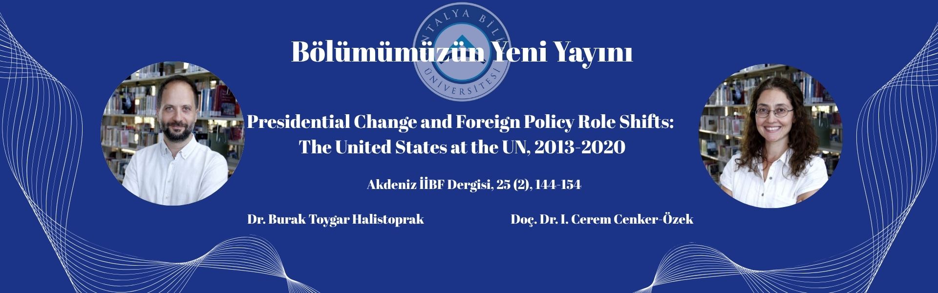 Öğretim Üyelerimizin Makalesi Yayımlandı