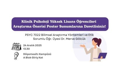 Poster Sunumuna Davet
