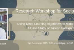 Research Workshop for Social Scientists to Be Held on 3 December 2025