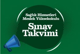 Sağlık Hizmetleri MYO 2023-2024 Bahar Dönemi Vize Sınav Takvimi