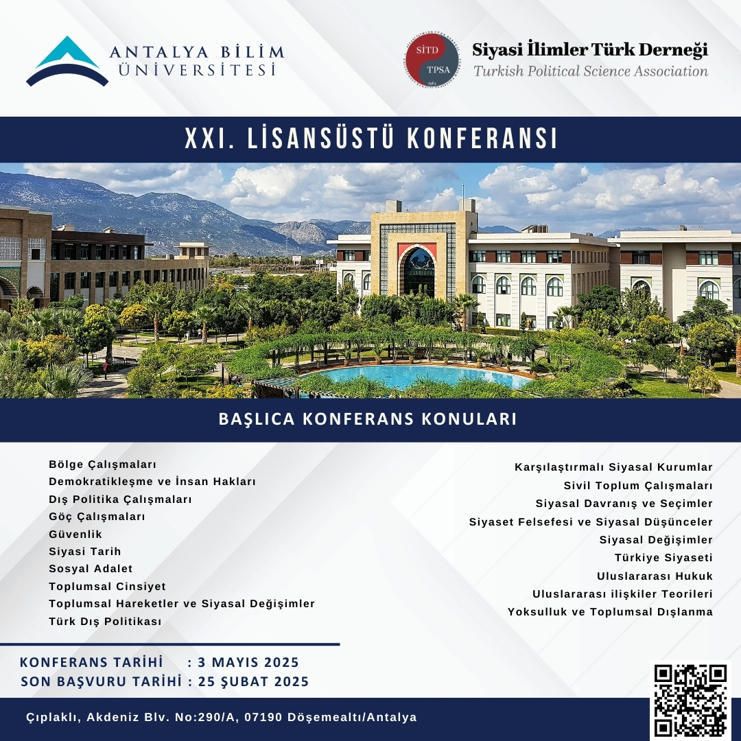 SİTD XXI. Lisansüstü Konferansı