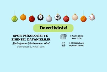 Spor Psikolojisi Etkinliğine Davet