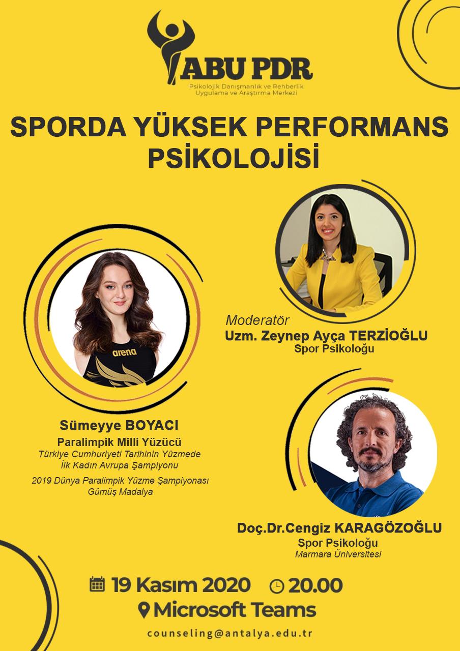 Sporda Yüksek Performans Psikolojisi