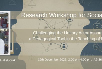 The 12th Research Workshop for Social Scientists was Held on 19 December 2025