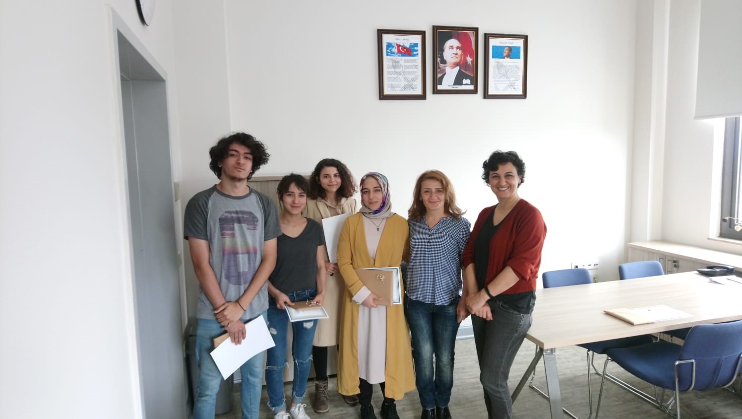 THE WINNERS OF MIMAR SINAN MEMORIAL WEEK SKETCH COMPETITION GOT THEIR AWARDS