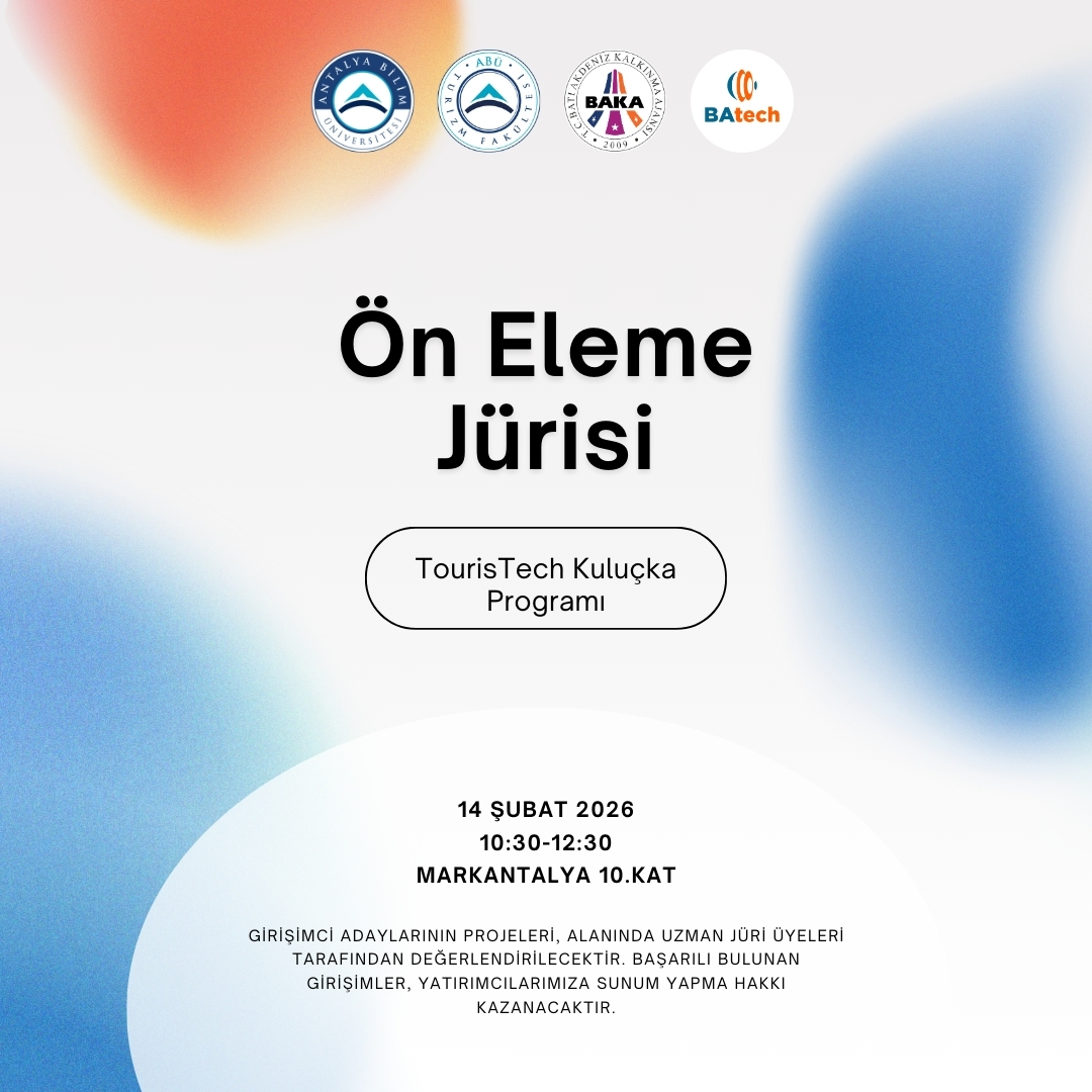 TourisTech Ön Eleme Programı
